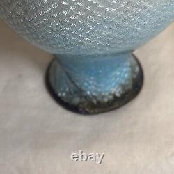 10 Inch Japanese Cloisonné Enamel Vase Antique Flowers Signed Xmas Gift