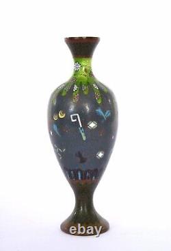 1930's Japanese Cloisonne Enamel Shippo Vase Flower