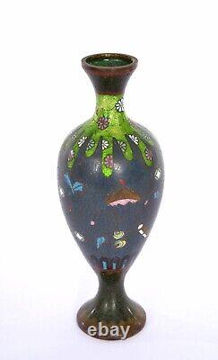 1930's Japanese Cloisonne Enamel Shippo Vase Flower