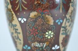 #19 Fine Antique Japanese Chinese Cloisonne Vase