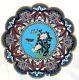 19th Century Japanese Meiji Period Cloisonne Plate / Charger 31cm Dia