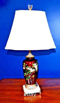23 Japanese Vintage Cloisonne Vase Lamps-c-1960's All New Parts