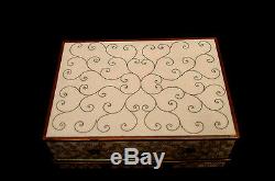 4 5/8 W Japanese Showa Period Cloisonne Box