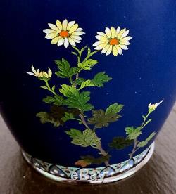 A Fine Japanese Cloisonne Vase by Hayashi Kodenji