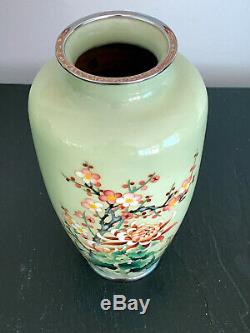 A Japanese Cloisonne Vase by Ando Jubei Meiji Period