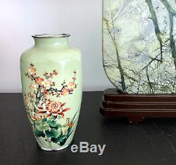 A Japanese Cloisonne Vase by Ando Jubei Meiji Period