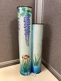 A Japanese Ginbari Cloisonne Double Vase (formerly sold by Christie's)