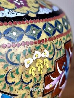 A Large Japanese Cloisonne Vase made by Inaba Company