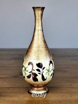 A Rare Japanese Ginbari Cloisonne Vase signed by Hattori Tadasaburo