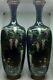 A Rare And Exquisite Pair Of Japanese Meiji Period Cloisonne Vases Signed Ota