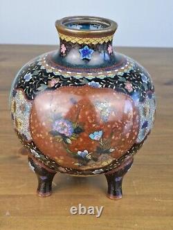 An Interesting Japanese Cloisonne Dragon Koro Meiji Era