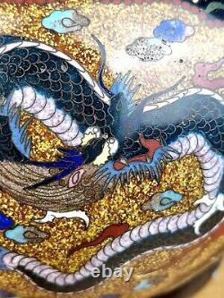 An Interesting Japanese Cloisonne Dragon Koro Meiji Era