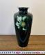 Ando Cloisonne Vase Flower Pattern 9.6 Inch Japanese Figurine