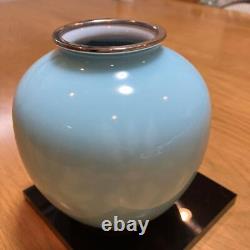Ando Cloisonne vase 4.8 inch tall Pot Japanese