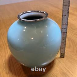 Ando Cloisonne vase 4.8 inch tall Pot Japanese