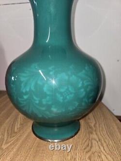 Ando Sterling Mount Japanese Signed Cloisonne Vase