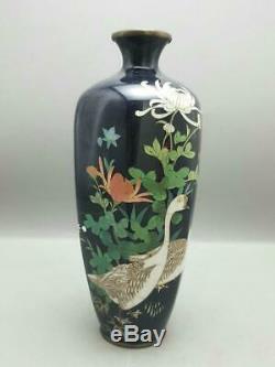 Antique 19th Century Japanese Cloisonne Vase Meiji Period (1868-1912)