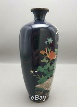 Antique 19th Century Japanese Cloisonne Vase Meiji Period (1868-1912)