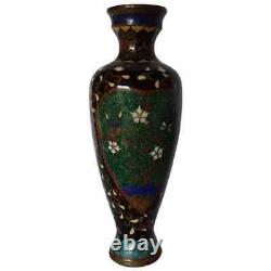 Antique Asian Cloisonne Vase Signed