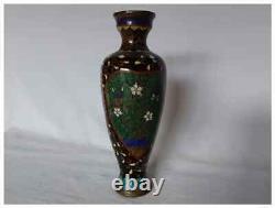 Antique Asian Cloisonne Vase Signed