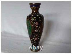 Antique Asian Cloisonne Vase Signed