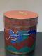 Antique Cloisonné Chinese Meiji Dragon Enamel Tea Tin Container Jar & Lid