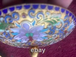 Antique Early Japanese Cloisonne Plate Bowl