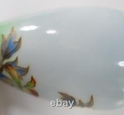 Antique Japanese Ando Jubei Cloisonne Enamel Silver Wire Vase with Flowers