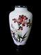 Antique Japanese Ando Jubei Cloisonne Cherry Blossom Vase 5 Ca 1910