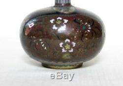 Antique Japanese Cloisonne Bud Vase