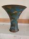 Antique Japanese Cloisonne Fan Or Trumpet Vase
