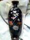 Antique Japanese Cloisonne, Flowers And Bird, Huge 12