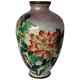 Antique Japanese Cloisonne Foil Ginbari Vase Signed