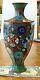 Antique Japanese Cloisonne Hexagonal Vase. 7.5 X 3.25