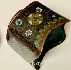 Antique Japanese Cloisonne Inkwell Cover, Circa 1900