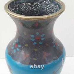 Antique Japanese Cloisonne Meiji Period Vase