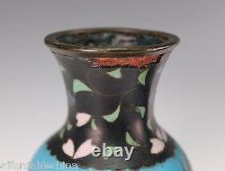 Antique Japanese Cloisonne Pair of 6 Vases