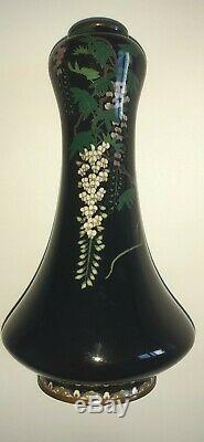 Antique Japanese Cloisonne Vase Meiji Signed