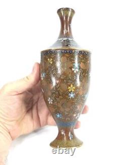 Antique Japanese Cloisonne' Vase Unusual Style