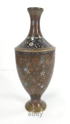 Antique Japanese Cloisonne' Vase Unusual Style