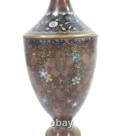 Antique Japanese Cloisonne' Vase Unusual Style