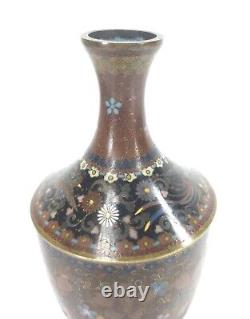 Antique Japanese Cloisonne' Vase Unusual Style