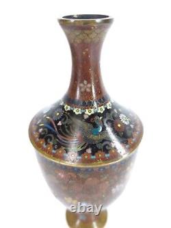 Antique Japanese Cloisonne' Vase Unusual Style