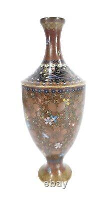 Antique Japanese Cloisonne' Vase Unusual Style