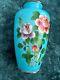 Antique Japanese Cloisonne Vase Withroses Occupied Japan Possibly Ando Jubei Vase