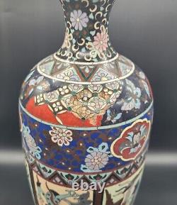 Antique Japanese Cloisonne vase lamp 19th century Japan