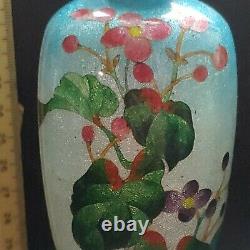 Antique Japanese Meiji 5 Ginbari Cloisonné Vase, by Ota Rare