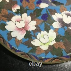 Antique Japanese Meiji Cloisonné Charger Large Plate