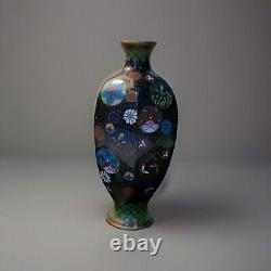 Antique Japanese Meiji Cloisonné Enamel Ginbari Vase 6