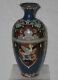 Antique Japanese Meiji Era Cloisonne Vase 19 Cent. 7.5 T